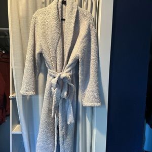 Grey barefoot dreams robe